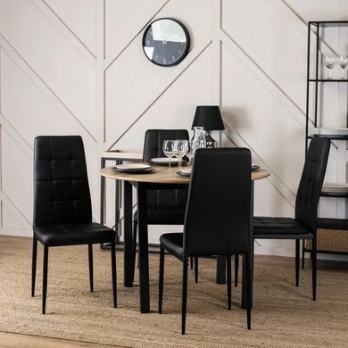 Стілець MEBEL ELITE TEX 2, екошкіра: чорний фотографія