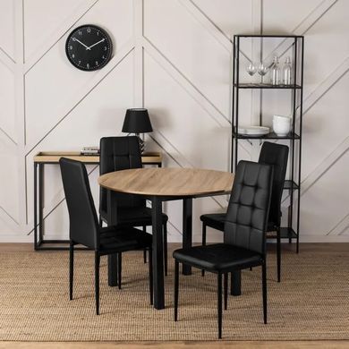 Стілець MEBEL ELITE TEX 2, екошкіра: чорний фотографія
