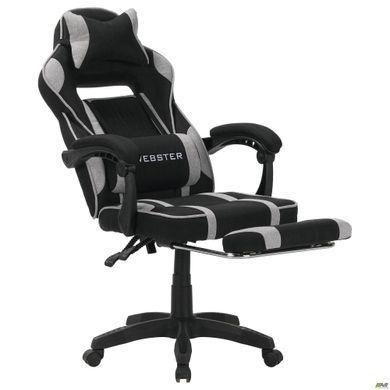Комп'ютерне крісло VR Racer Textile Webster AMF чорний/сірий фотографія