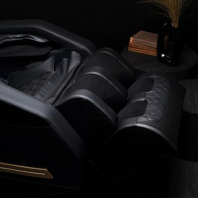 Массажное кресло MEBEL ELITE PX PRO MAX экокожа черный фотография