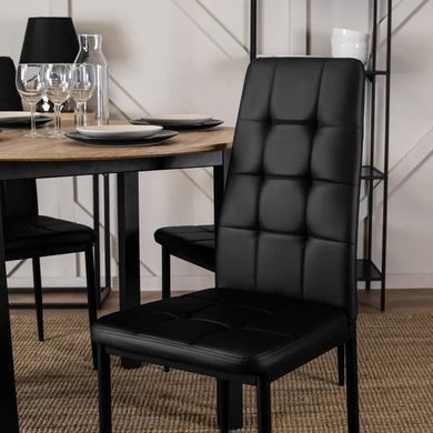 Стілець MEBEL ELITE TEX 2, екошкіра: чорний фотографія