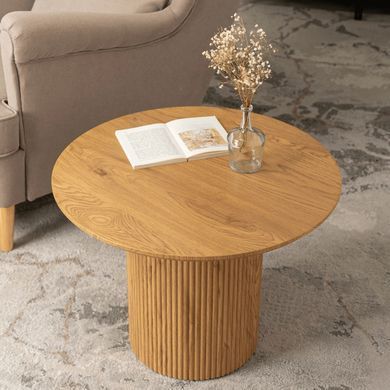 Журнальний столик MAYLIN MEBEL ELITE 60x60 Дуб фотографія