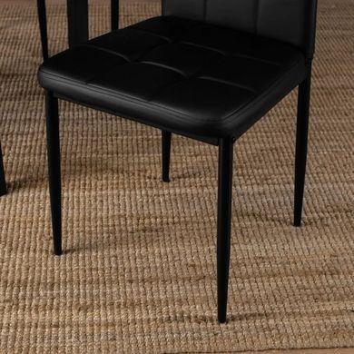 Стілець MEBEL ELITE TEX 2, екошкіра: чорний фотографія
