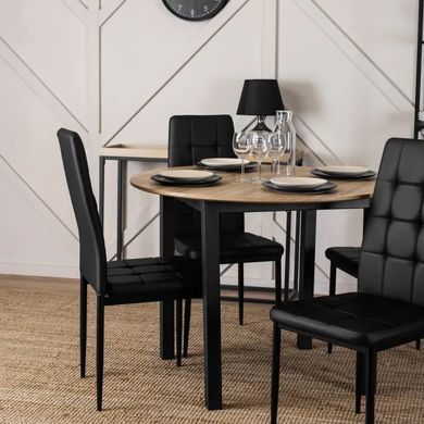 Стілець MEBEL ELITE TEX 2, екошкіра: чорний фотографія