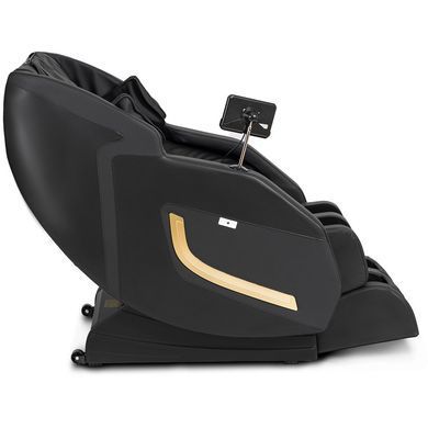 Массажное кресло MEBEL ELITE PX PRO MAX экокожа черный фотография