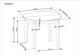 Стіл розкладний SORBUS Halmar 100/200x100 Дуб