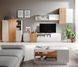 Стенка Perfect Home 3Д / 3D B Белый/дуб золотой крафт