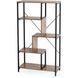 Стеллаж MEBEL ELITE TIM орех / черный