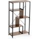 Стеллаж MEBEL ELITE TIM орех / черный
