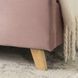 Ліжко оксамитове MEBEL ELITE MIKEL Velvet 120x200см Рожевий