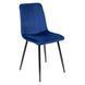 Стул бархатный MEBEL ELITE IBIS Velvet, Темно-синий фотография