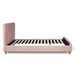 Ліжко оксамитове MEBEL ELITE MIKEL Velvet 120x200см Рожевий