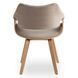 Стул бархатный MEBEL ELITE LUISE Velvet Беж