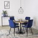 Стілець оксамитовий MEBEL ELITE IBIS Velvet, Темно-синій