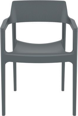 Стілець Siesta Onto Tulum Armchair Dark Grey фотографія