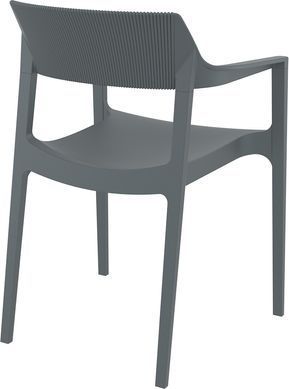 Стілець Siesta Onto Tulum Armchair Dark Grey фотографія