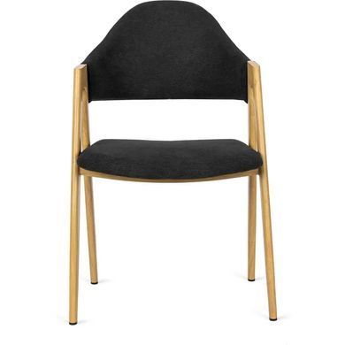 Стул MEBEL ELITE RUIZ, ткань черный фотография