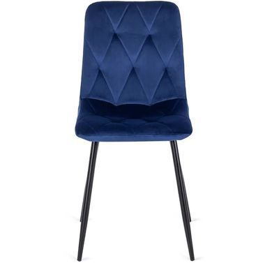 Стул бархатный MEBEL ELITE ROBIN Velvet Темно-синий фотография
