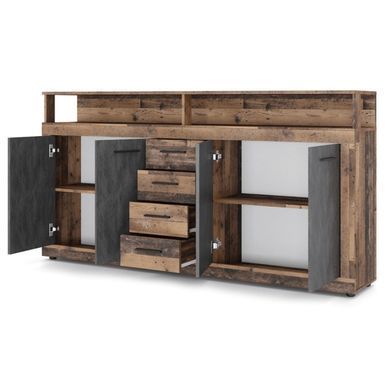 Комод MEBEL ELITE BLAGO 190 темний дуб фотографія