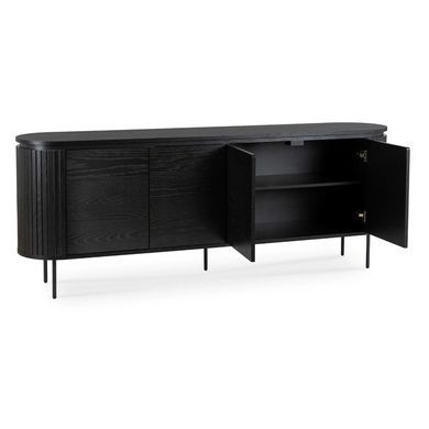 Комод MEBEL ELITE BECK 200 Черный фотография