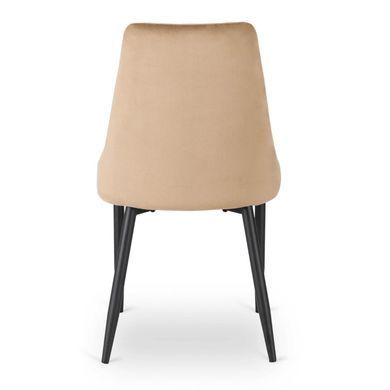 тілець оксамитовий MEBEL ELITE BARI Velvet Бежевий фотографія