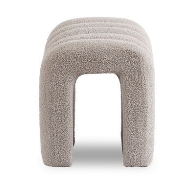 Пуф MEBEL ELITE PIKSEL Сірий фотографія