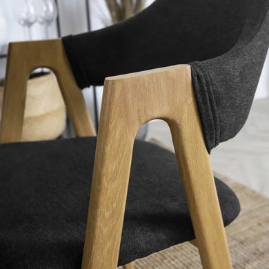 Стул MEBEL ELITE RUIZ, ткань черный фотография