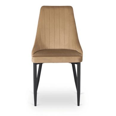 тілець оксамитовий MEBEL ELITE BARI Velvet Бежевий фотографія