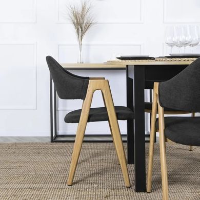 Стул MEBEL ELITE RUIZ, ткань черный фотография
