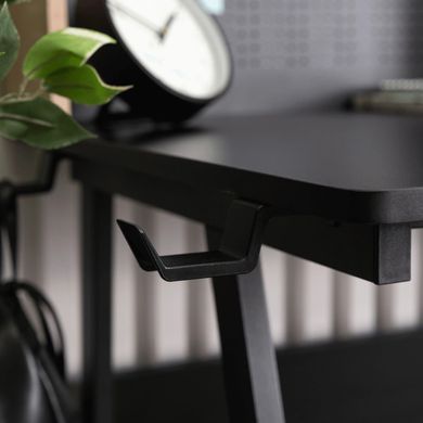 Письмовий стіл MEBEL ELITE ICE 138,5 см Чорний/Дуб фотографія