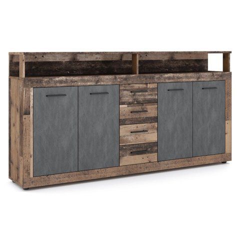 Комод MEBEL ELITE BLAGO 190 темний дуб фотографія