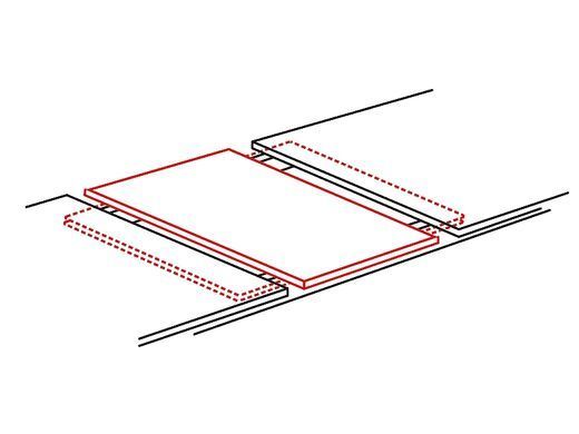 Розкладний стіл HEXON Signal 120(160)x80 Ефект Бетону Сірий / Графіт фотографія