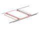 Розкладний стіл HEXON Signal 120(160)x80 Ефект Бетону Сірий / Графіт