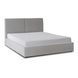 Кровать двуспальная MEBEL ELITE MARSYLIA Velvet 180x200 см Серый