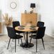 Стілець оксамитовий MEBEL ELITE FORIS Velvet Чорний