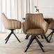 Стілець поворотний MEBEL ELITE MUMBAI 2 Velvet&nbsp;Бежевий