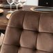Стілець оксамитовий MEBEL ELITE RICK Velvet Коричневий