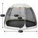 Садовая беседка с москитной сеткой Mebel Elit CAMA 395 см Бежевый/черный