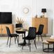 Стілець оксамитовий MEBEL ELITE FORIS Velvet Чорний