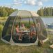 Садовая беседка с москитной сеткой Mebel Elit CAMA 395 см Бежевый/черный