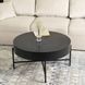 Журнальний столик MEBEL ELITE BELIEF 80x80 Чорний