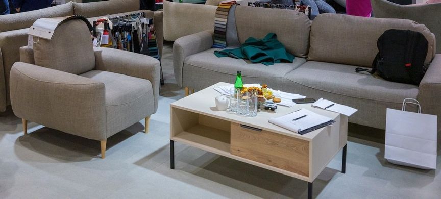 Диван розкладний BOHO на ніжках Perfect Home Польща Світло-сірий фотографія