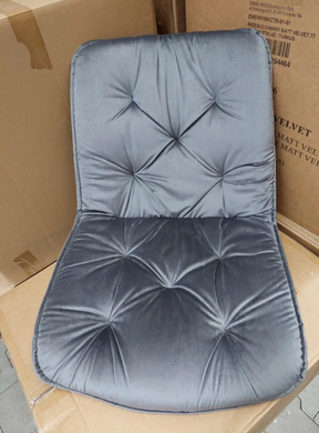 Стул STYLE Velvet Intarsio Темно Серый фотография