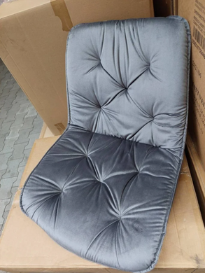 Стул STYLE Velvet Intarsio Темно Серый фотография