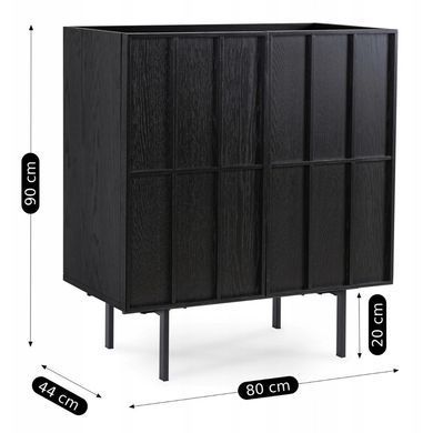 Комод MEBEL ELITE NAMBINO Чорний фотографія