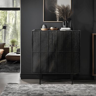 Комод MEBEL ELITE NAMBINO Чорний фотографія