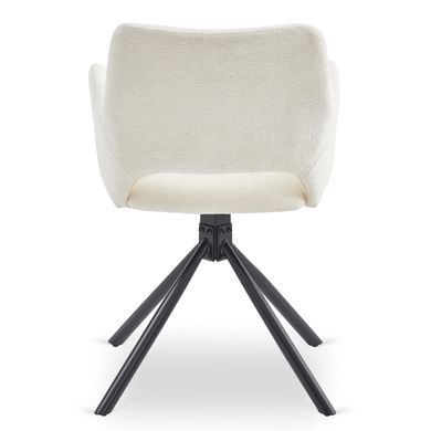 Крісло поворотне MEBEL ELITE FLAV Кремовий фотографія