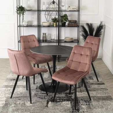 Стул бархатный MEBEL ELITE RIO Velvet, Розовый фотография