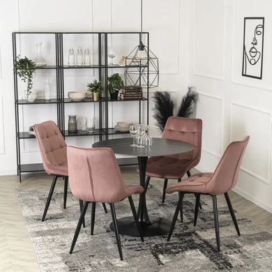 Стул бархатный MEBEL ELITE RIO Velvet, Розовый фотография
