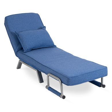 Крісло розкладне MEBEL ELITE BART, Синій фотографія